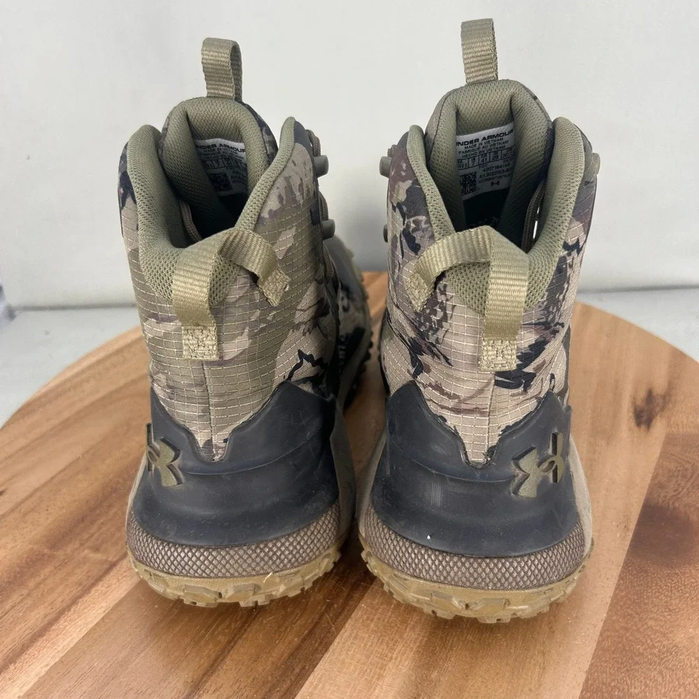 Under Armour HOVR Ridge Storm Proof Camo Hunting Boots 3023105-900 Mens 8 W 9.5